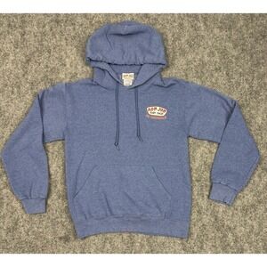 Ron Jon Surf Shop Hoodie Ft Lauderdale Blue Graphic Pullover Small